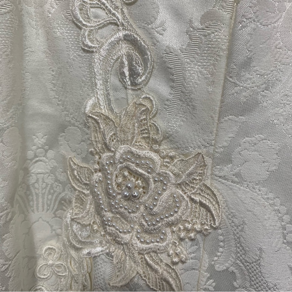 Scott McClintock Vintage Halter Top Embroidered Evening Dress - Picture 5 of 10